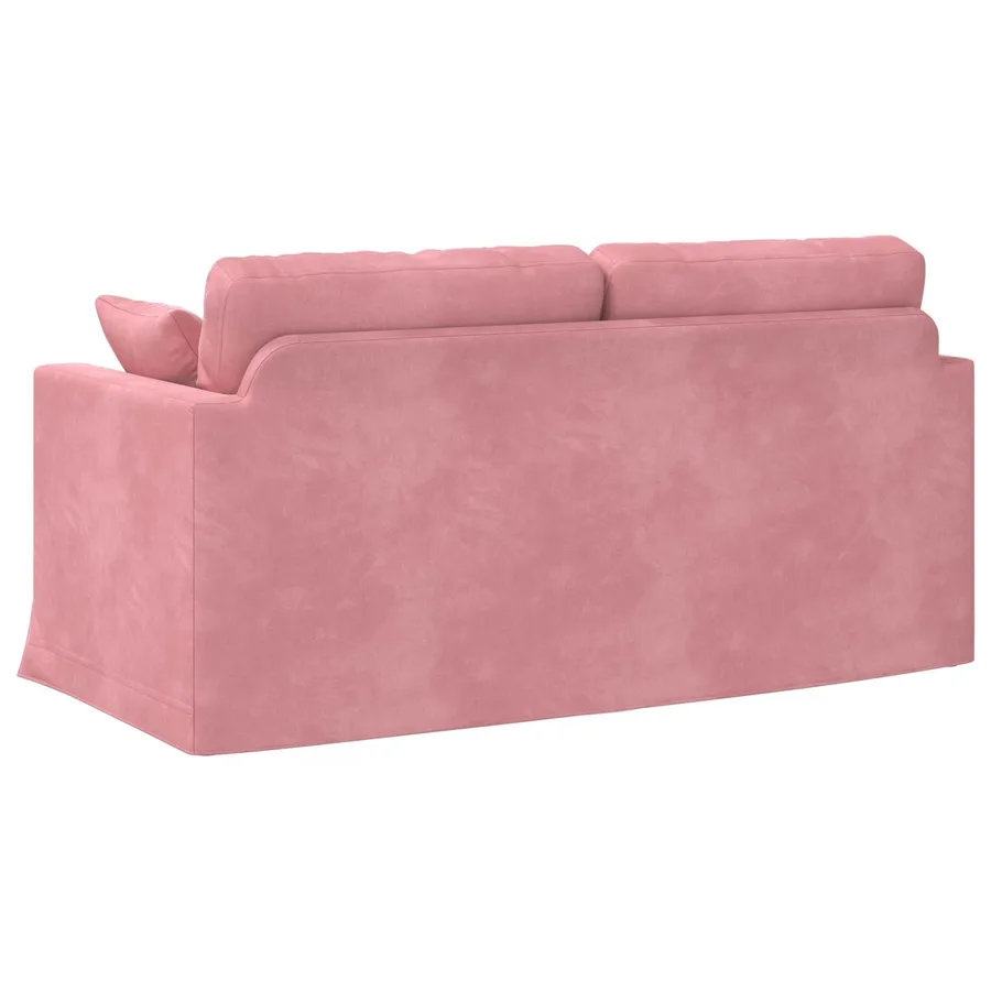 Canapé Rose 158 x 78 x 80 cm Velours - 6