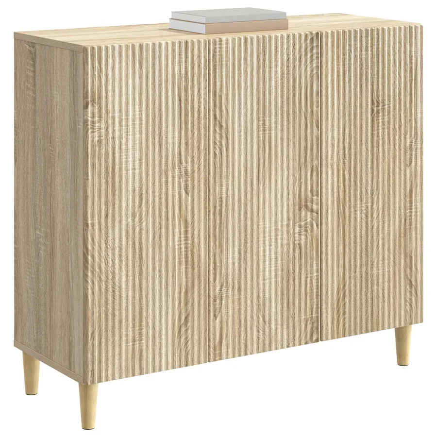 Buffet Chêne Sonoma 89 x 34,5 x 80 cm Bois d'ingénierie - 3