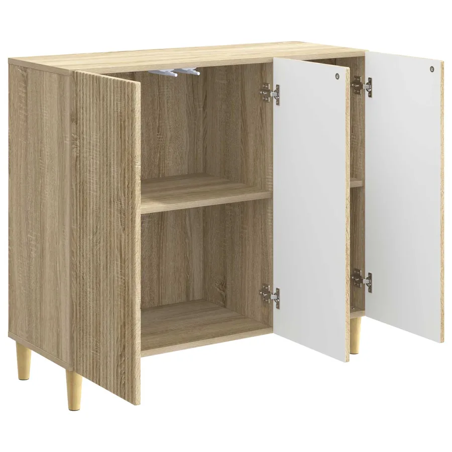 Buffet Chêne Sonoma 89 x 34,5 x 80 cm Bois d'ingénierie - 5