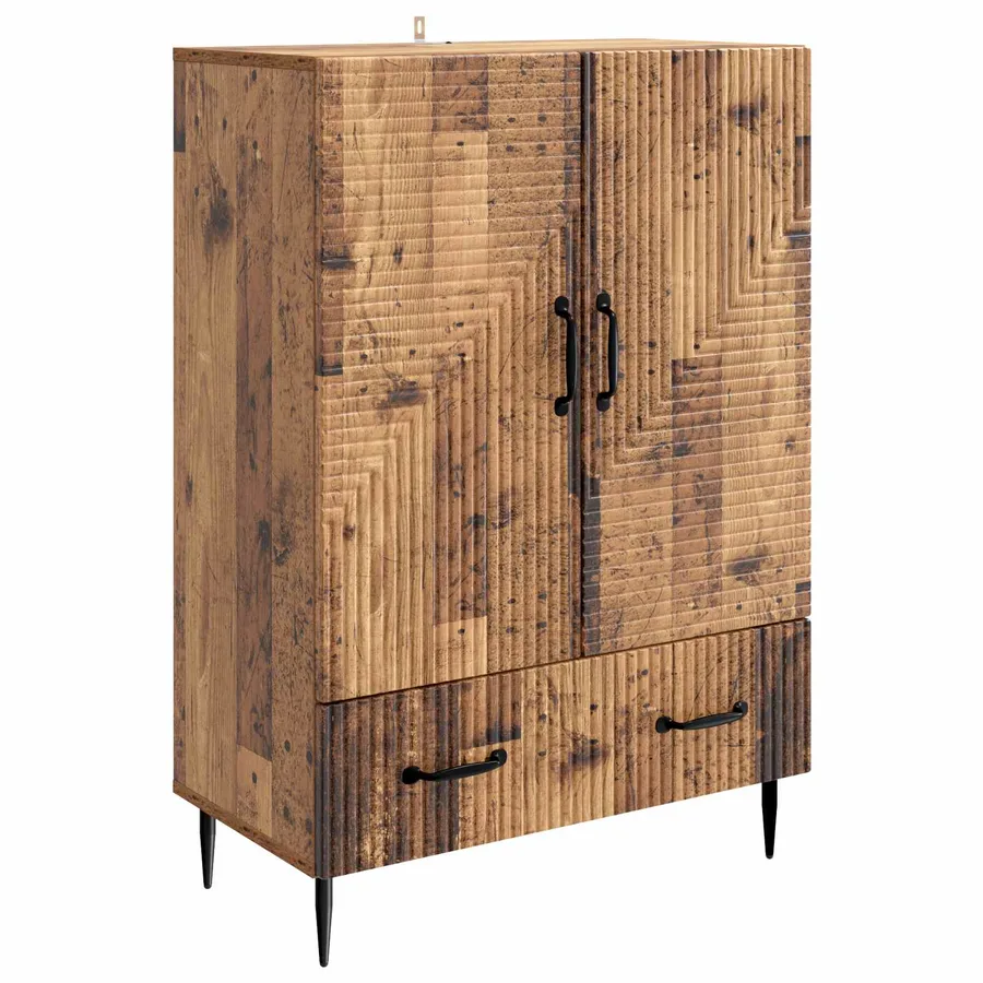 Buffet Bois ancien 66 x 34,5 x 95 cm Bois d'ingénierie - 2