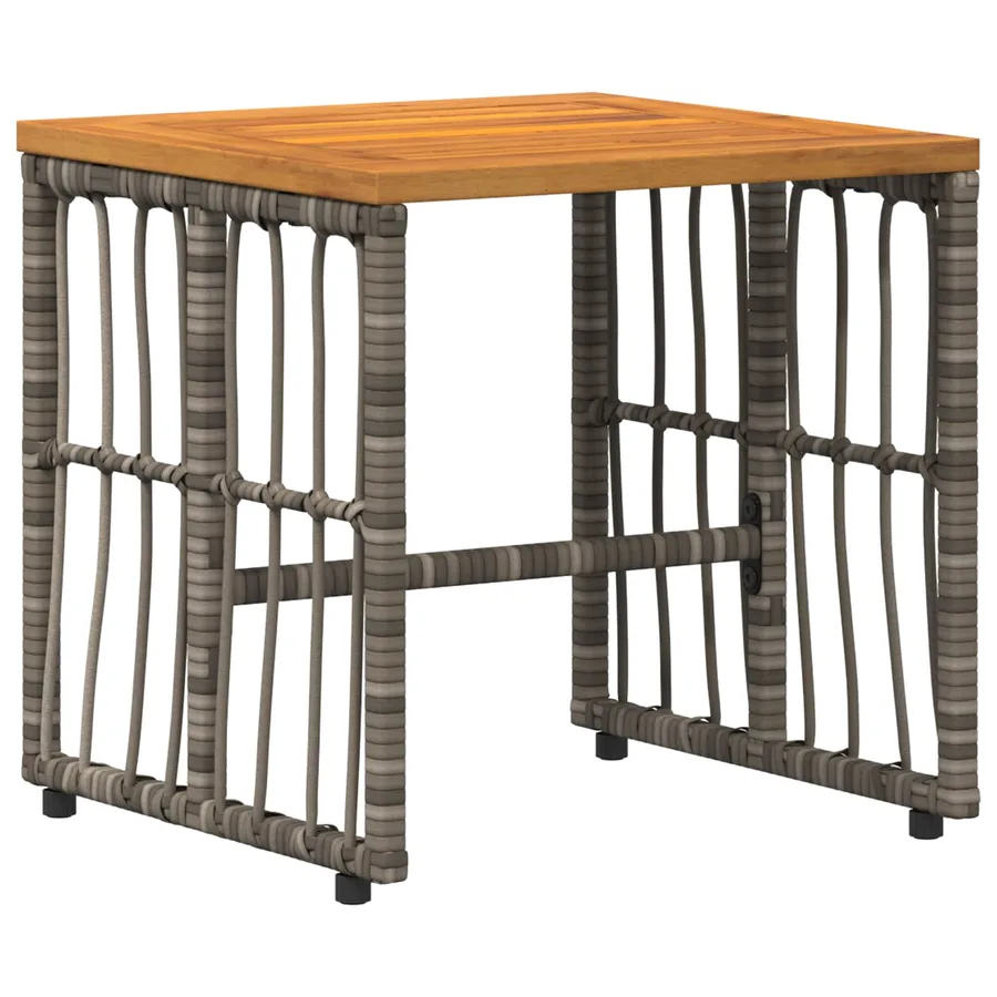 Ensemble de meubles d'extérieur 5 pcs Noir et Gris foncé - 7