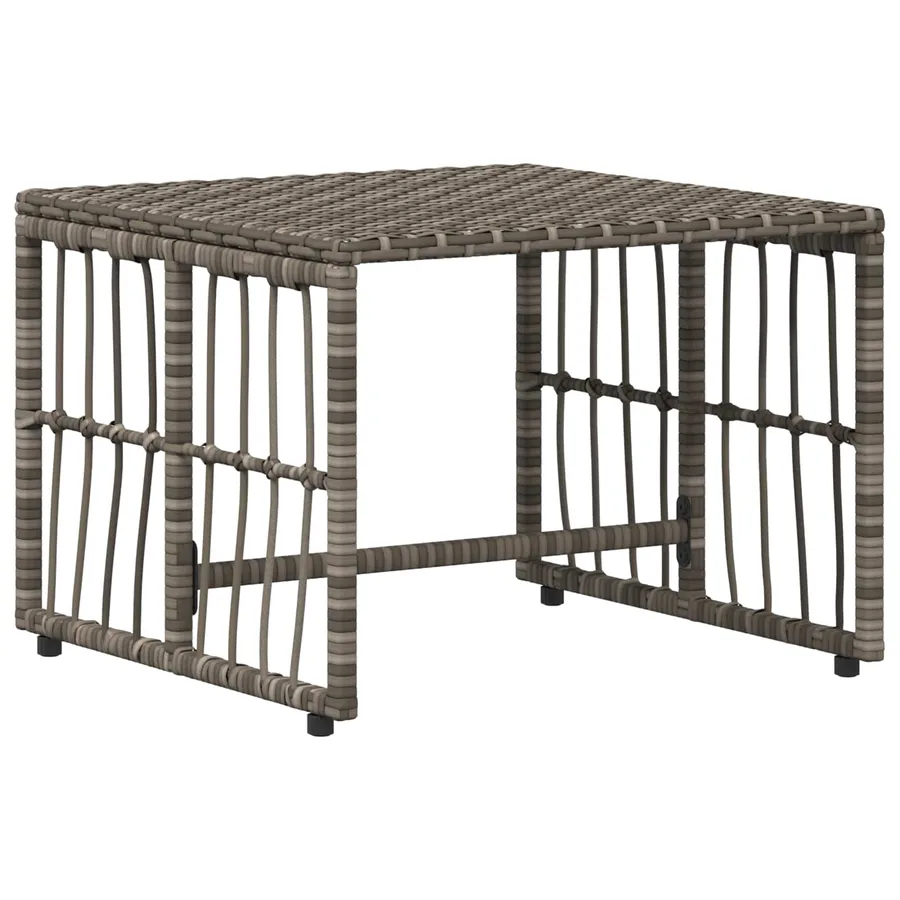 Ensemble de meubles d'extérieur 5 pcs Noir et Gris foncé - 9