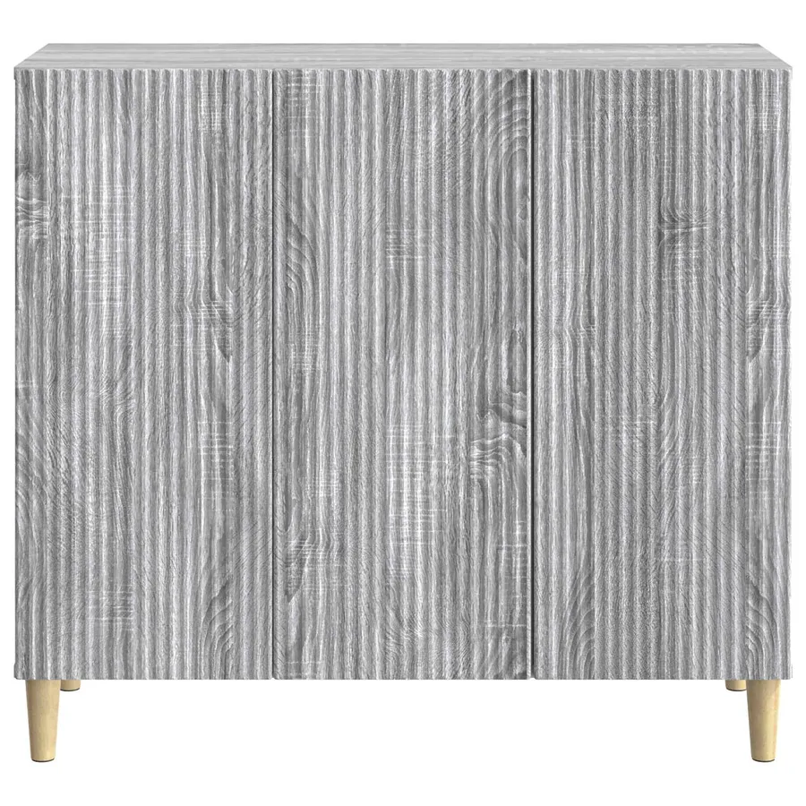 Buffet Sonoma gris 89 x 34,5 x 80 cm Bois d'ingénierie - 6