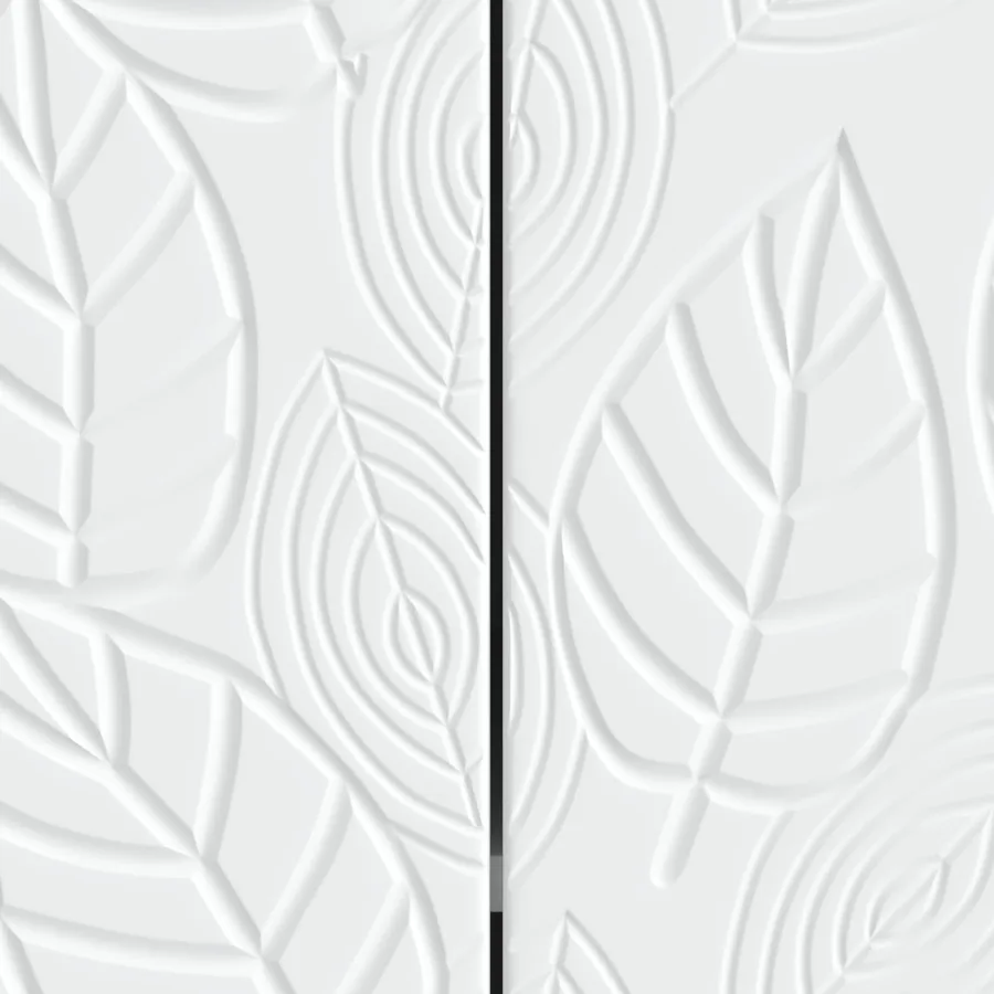 Buffet Blanc 89 x 34,5 x 80 cm Bois d'ingénierie - 9