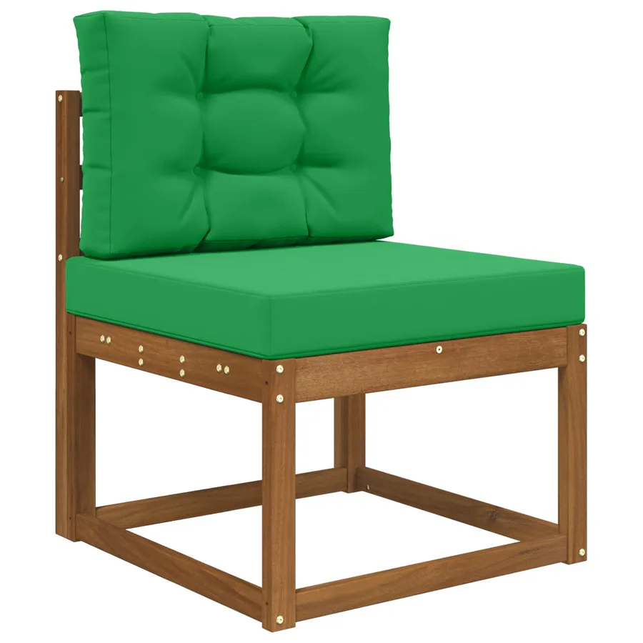 Coussin de canapé d'extérieur 2 pcs Vert Polyester - 3