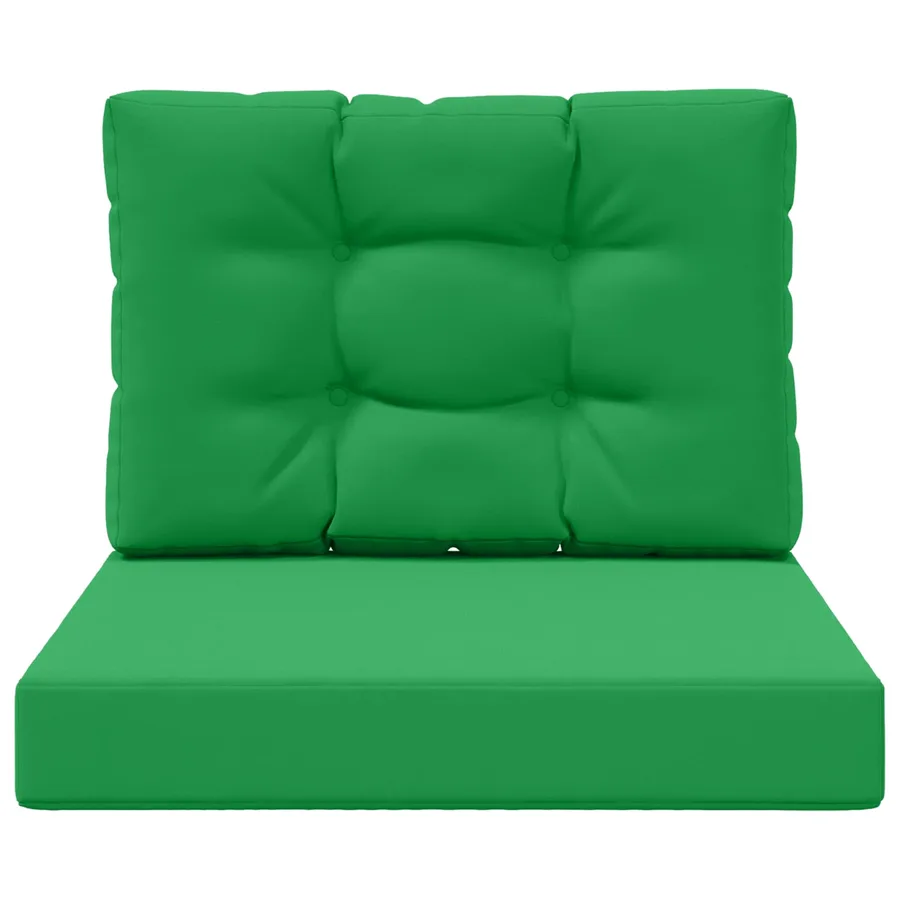 Coussin de canapé d'extérieur 2 pcs Vert Polyester - 6