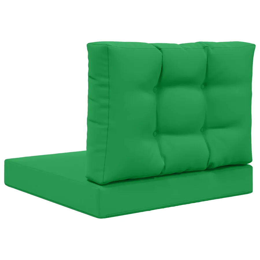 Coussin de canapé d'extérieur 2 pcs Vert Polyester - 7