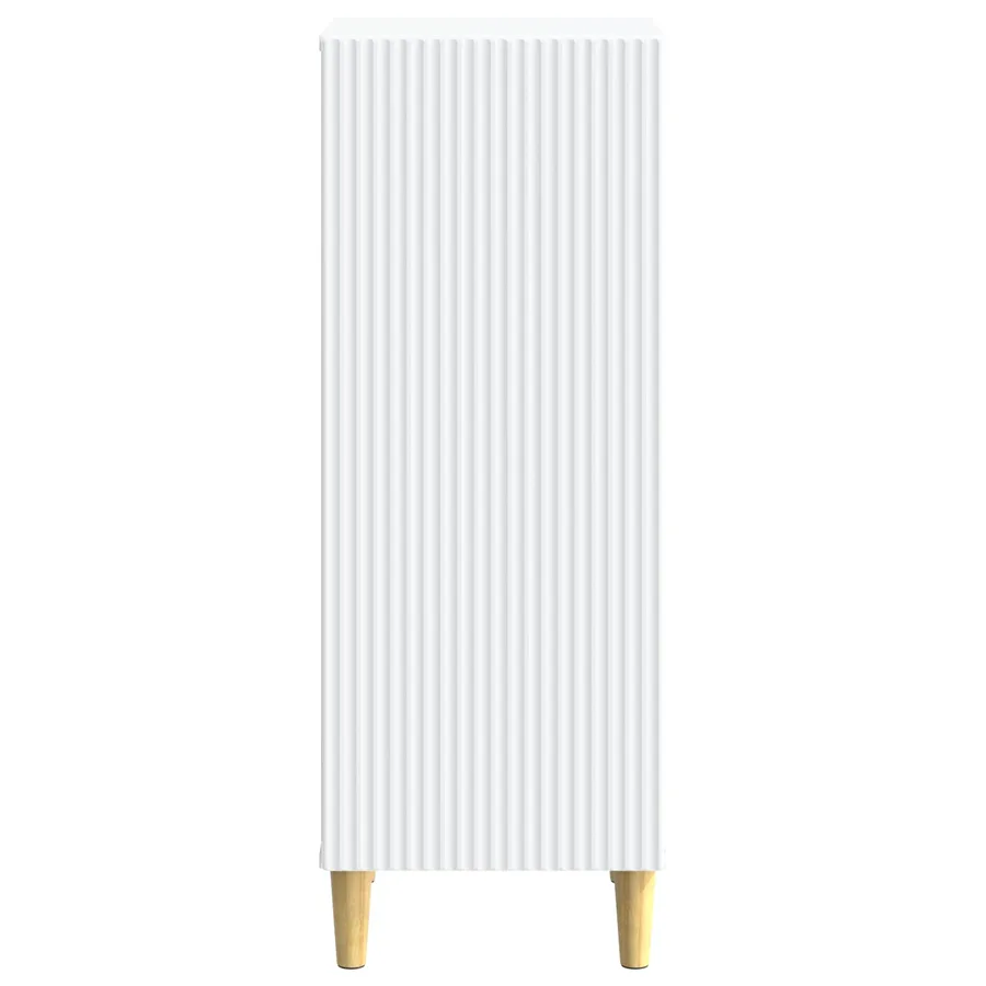 Buffet Blanc 33 x 34,5 x 90 cm Bois d'ingénierie - 6