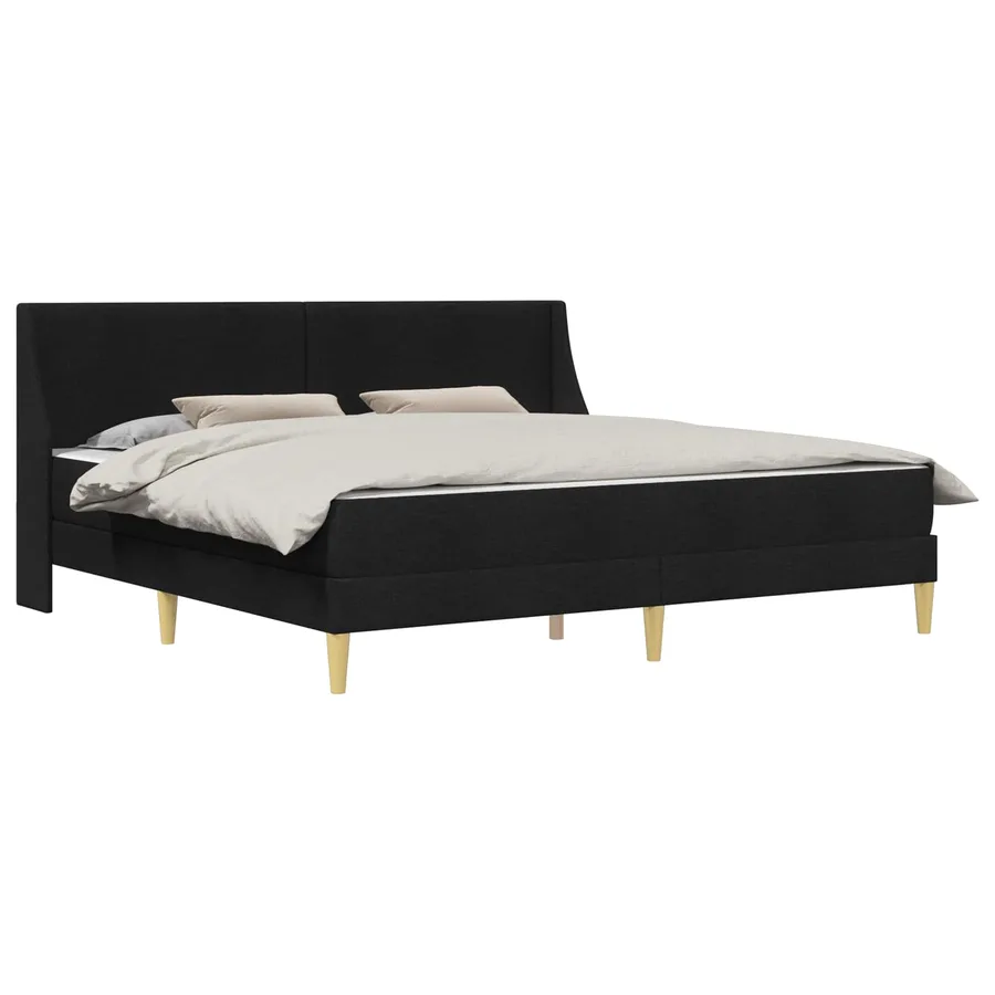 Cadre de lit avec matelas avec tête de lit Polyester - 2