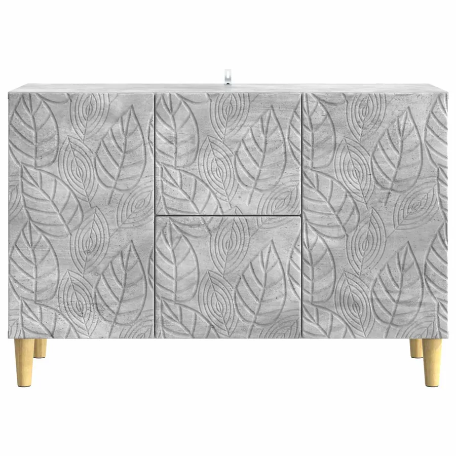 Buffet Gris béton 89 x 34,5 x 60 cm Bois d'ingénierie - 5