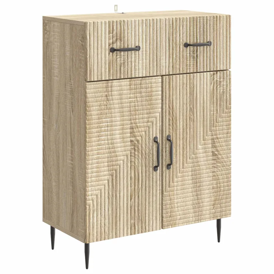 Buffet Chêne Sonoma 66 x 34,5 x 89,5 cm Bois d'ingénierie - 2