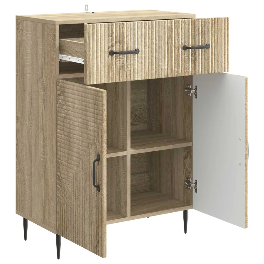 Buffet Chêne Sonoma 66 x 34,5 x 89,5 cm Bois d'ingénierie - 5