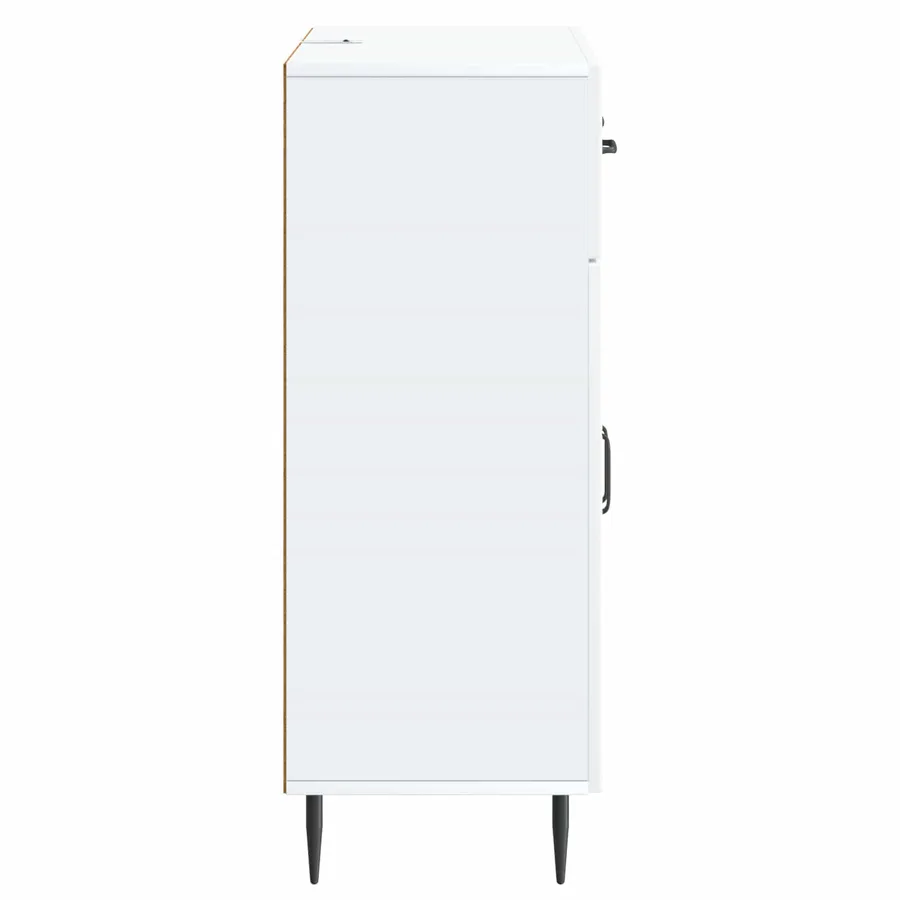 Buffet Blanc 66 x 34,5 x 89,5 cm Bois d'ingénierie - 7