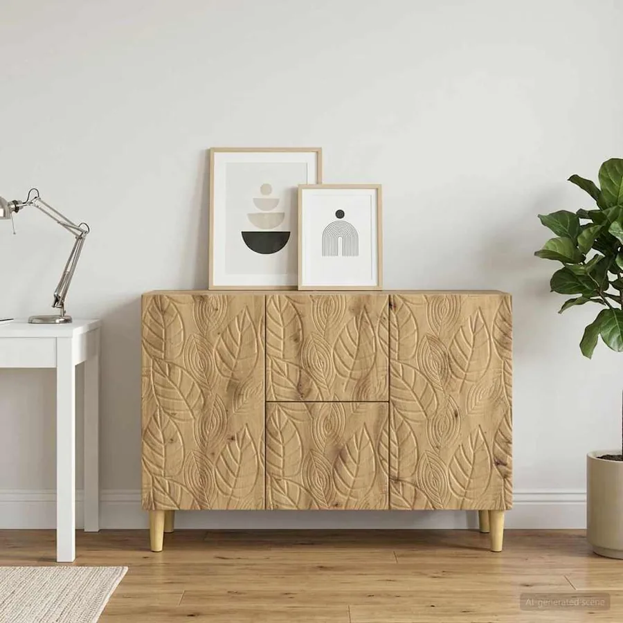 Buffet Chêne artisanal 89 x 34,5 x 60 cm Bois d'ingénierie