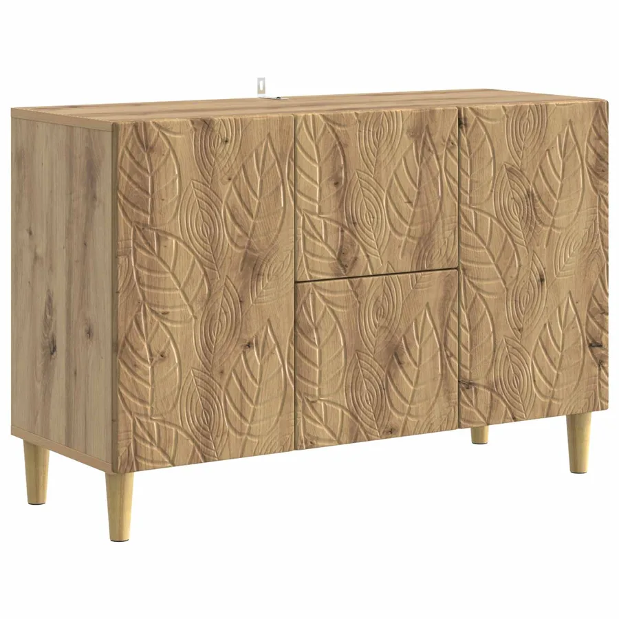 Buffet Chêne artisanal 89 x 34,5 x 60 cm Bois d'ingénierie - 2