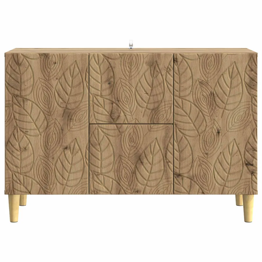 Buffet Chêne artisanal 89 x 34,5 x 60 cm Bois d'ingénierie - 5