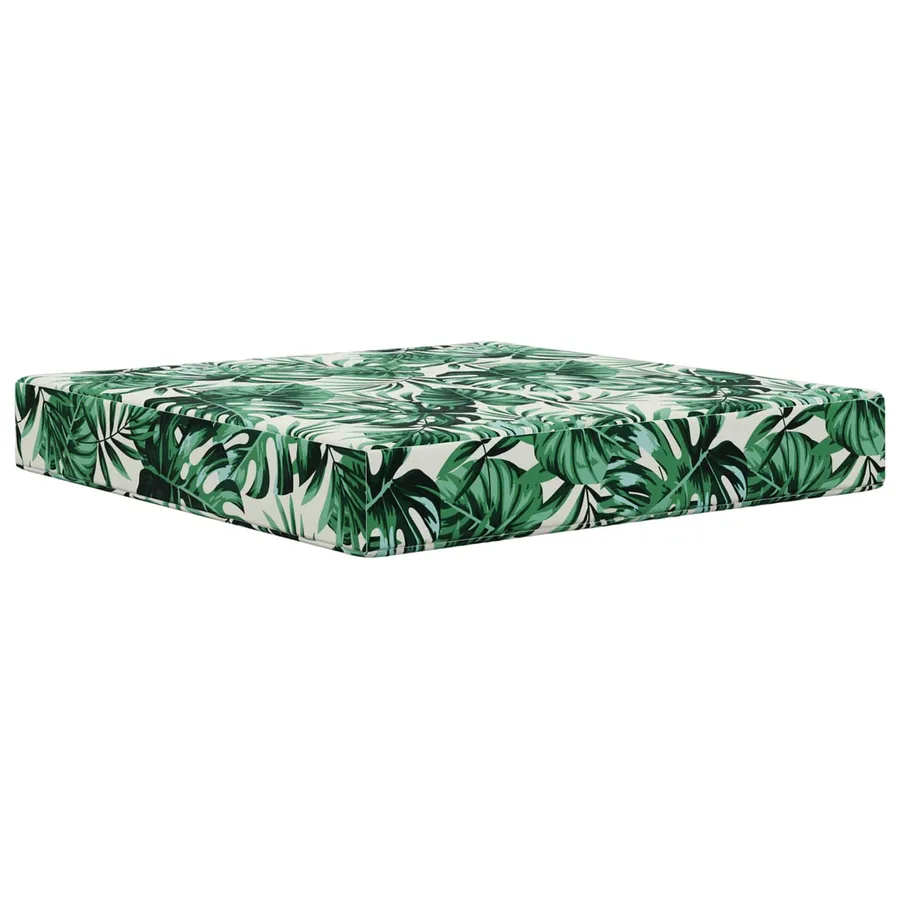 Coussin de canapé d'extérieur 2 pcs Motif feuille Polyester - 4