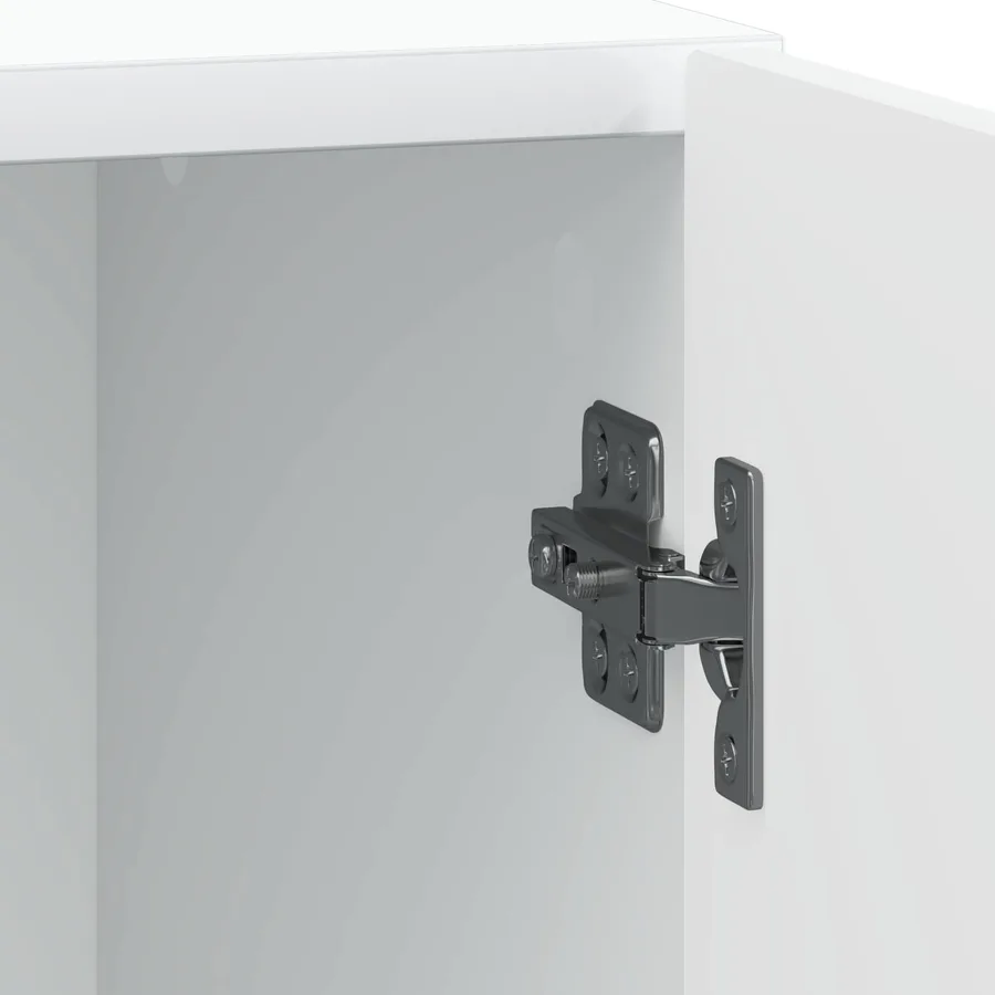 Cabinet de chevet 2 pcs Blanc 43 x 34,5 x 50 cm - 11