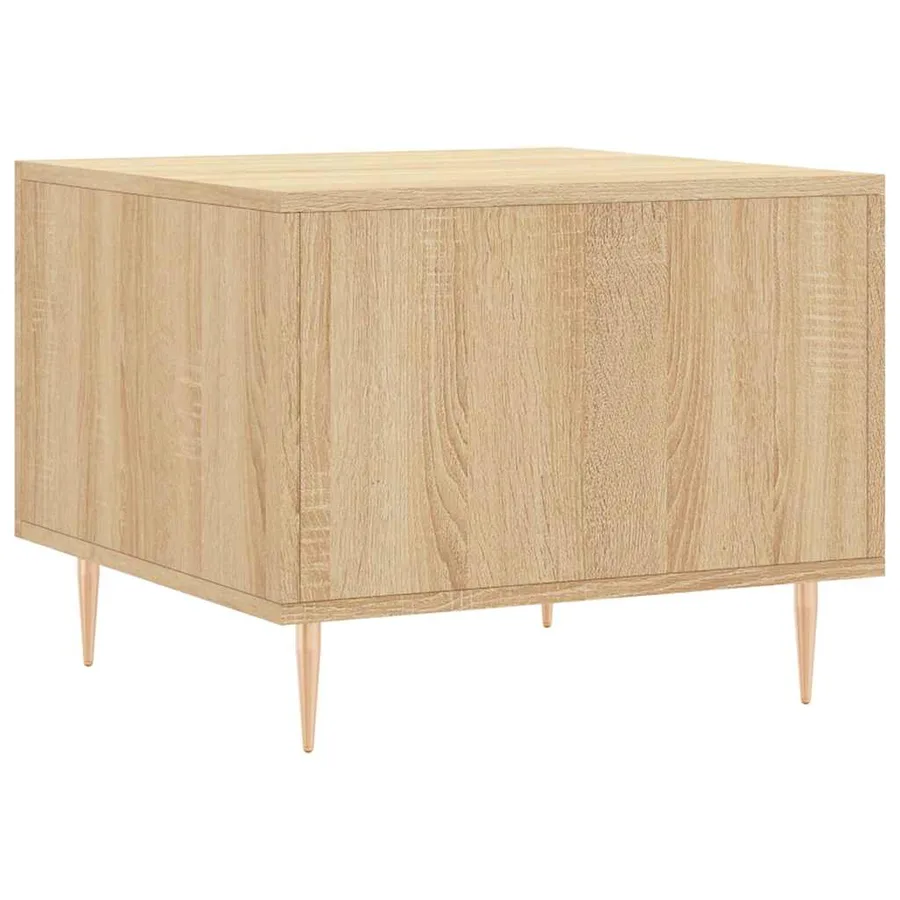 Tables basses 2 pcs chêne sonoma 50x50x40 cm bois d'ingénierie - 9