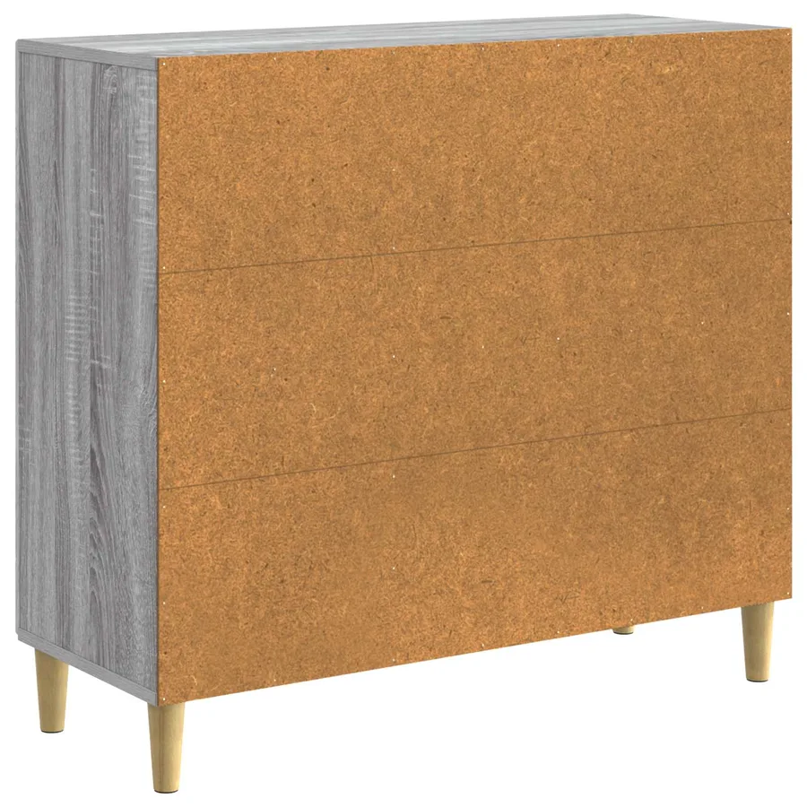 Buffet Sonoma gris 89 x 34,5 x 80 cm Bois d'ingénierie - 7