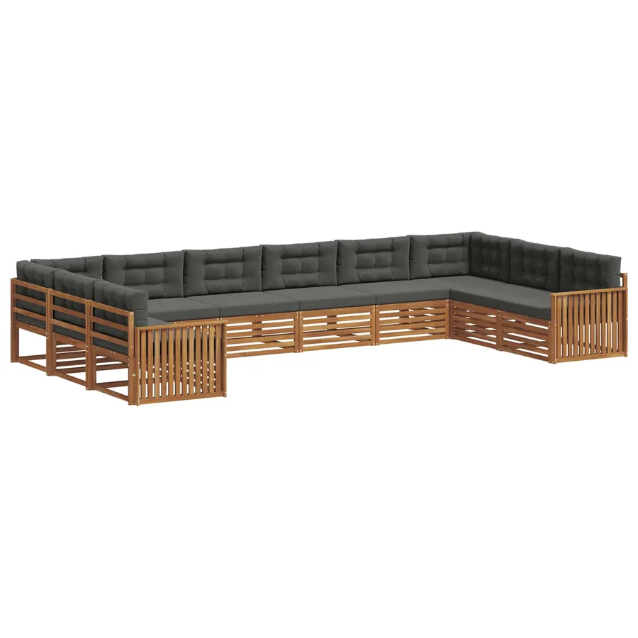 Ensembles de canapés 7 pc Naturel et Anthracite - 2