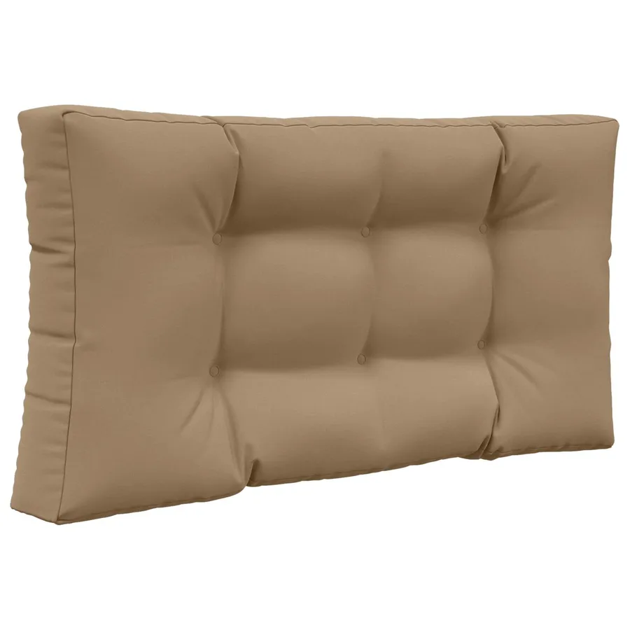 Coussin de canapé d'extérieur 3 pcs Taupe Polyester - 5