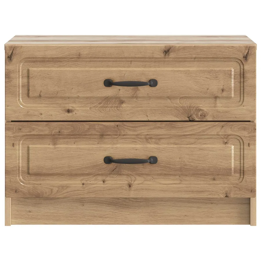 Cabinet de chevet Chêne artisanal 62 x 34,5 x 44,5 cm - 5