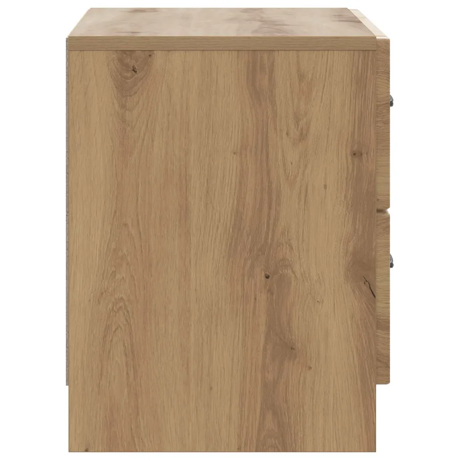 Cabinet de chevet Chêne artisanal 62 x 34,5 x 44,5 cm - 6