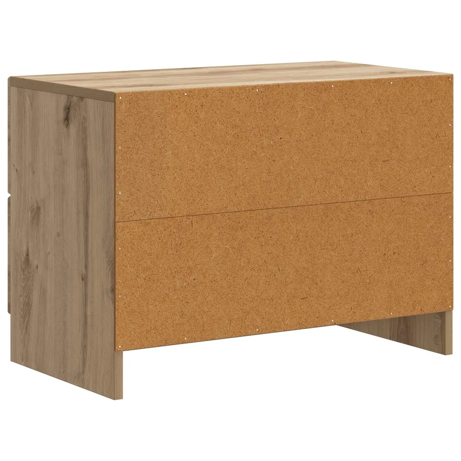 Cabinet de chevet Chêne artisanal 62 x 34,5 x 44,5 cm - 7