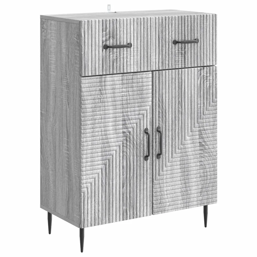 Buffet Sonoma gris 66 x 34,5 x 89,5 cm Bois d'ingénierie - 2