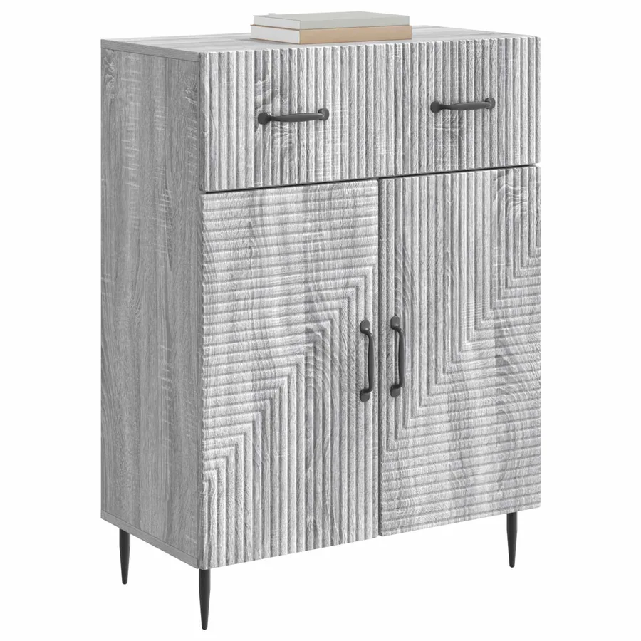 Buffet Sonoma gris 66 x 34,5 x 89,5 cm Bois d'ingénierie - 3
