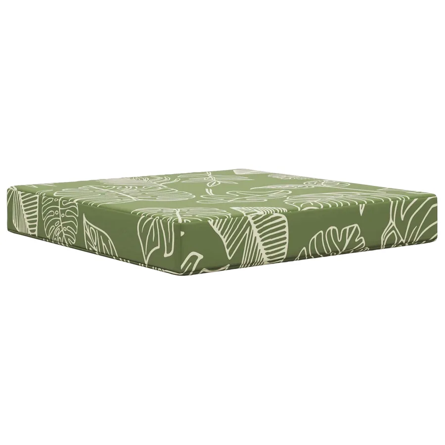 Coussin de canapé d'extérieur 2 pcs Modèle feuille Polyester - 4