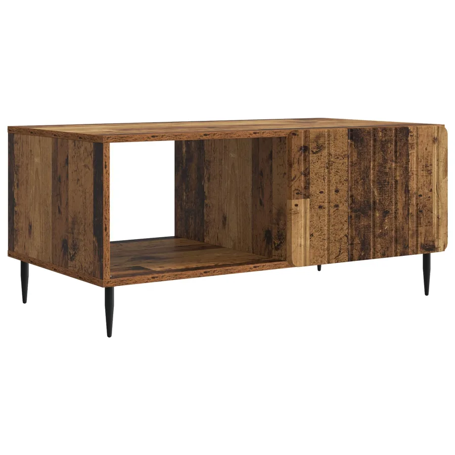 Table basse Bois ancien 90 x 50 x 40 cm Bois d'ingénierie - 2