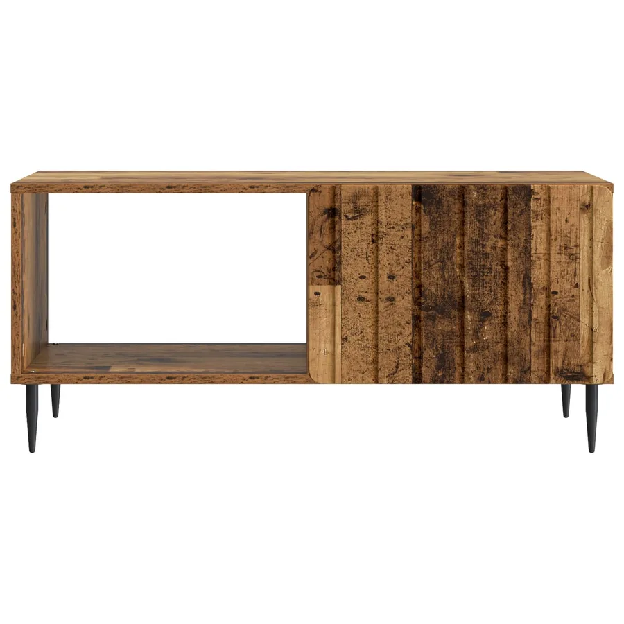 Table basse Bois ancien 90 x 50 x 40 cm Bois d'ingénierie - 5
