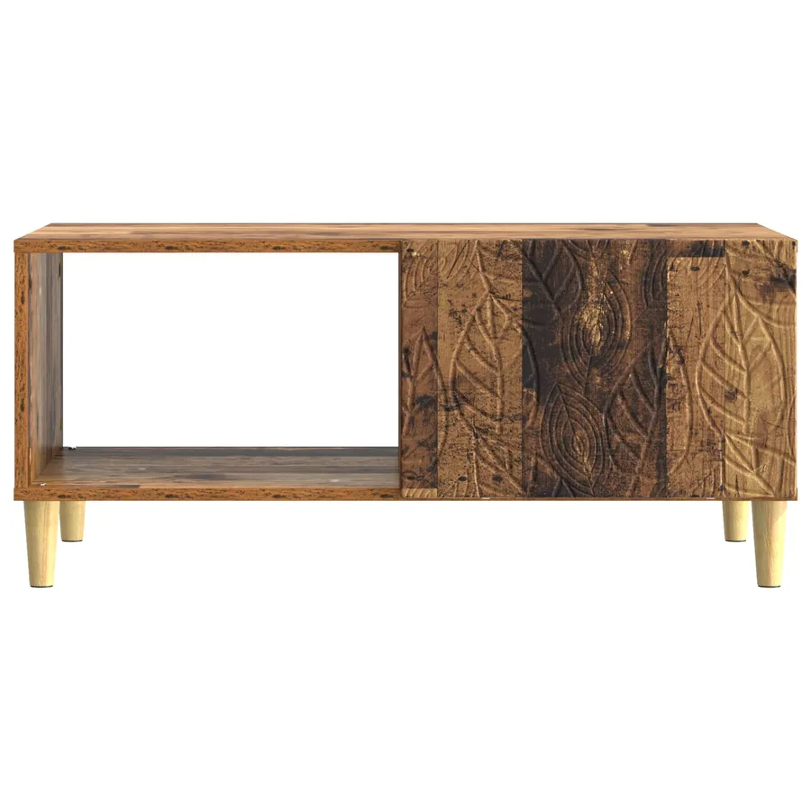 Table basse Bois ancien 90 x 50 x 40 cm Bois d'ingénierie - 4
