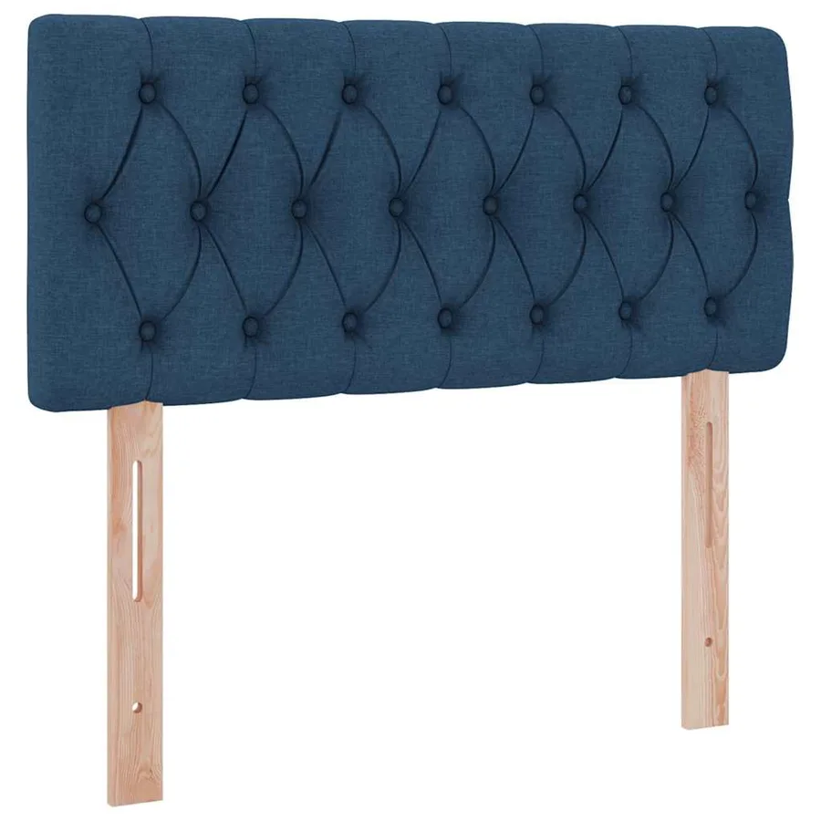 Lit avec rangement et matelas avec matelas Bleu 90 x 200 cm - 9