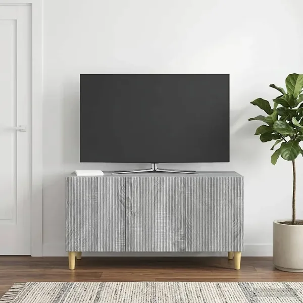 Meuble TV Sonoma gris 99 x 34,5 x 50 cm Bois d'ingénierie