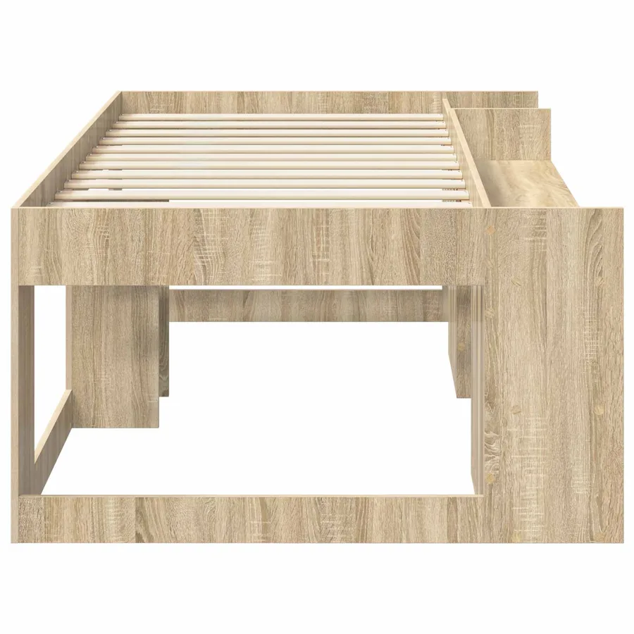 Cadre de lit pour enfants avec rangement Chêne Sonoma - 4