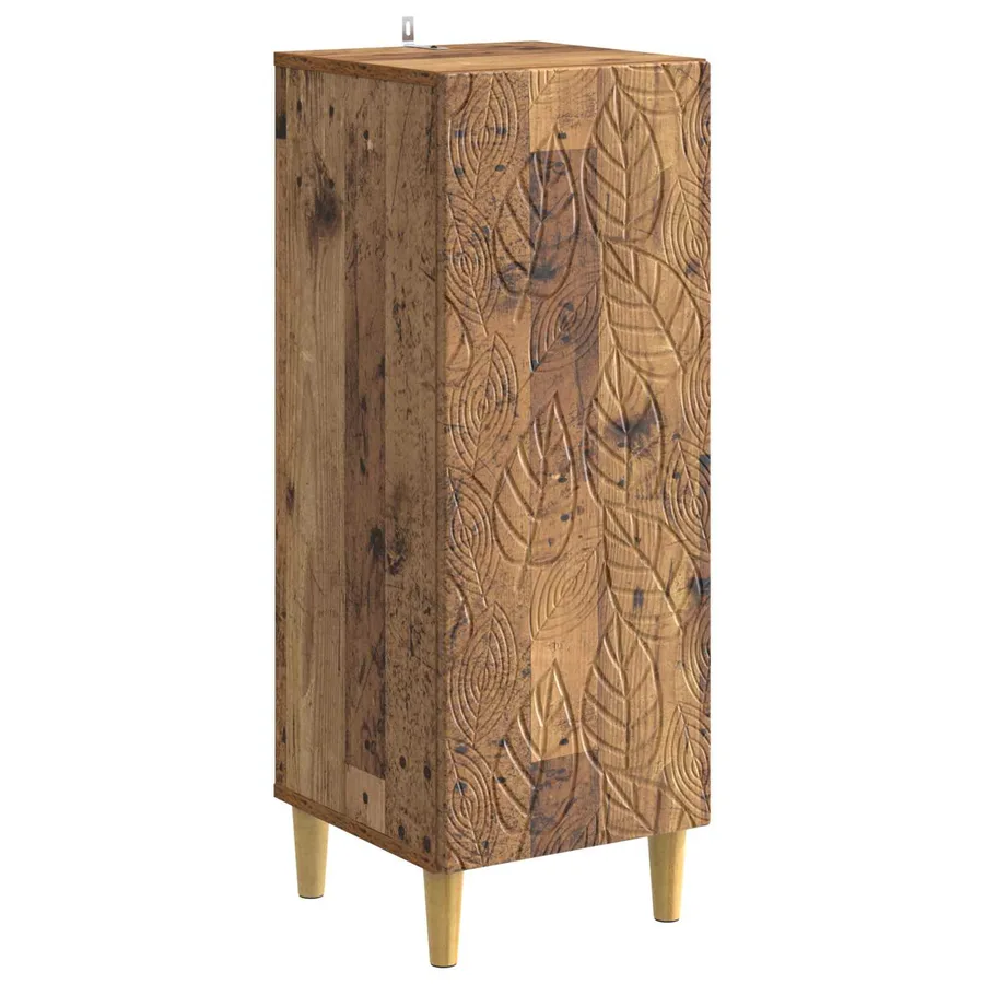 Buffet Bois ancien 33 x 34,5 x 90 cm Bois d'ingénierie - 2