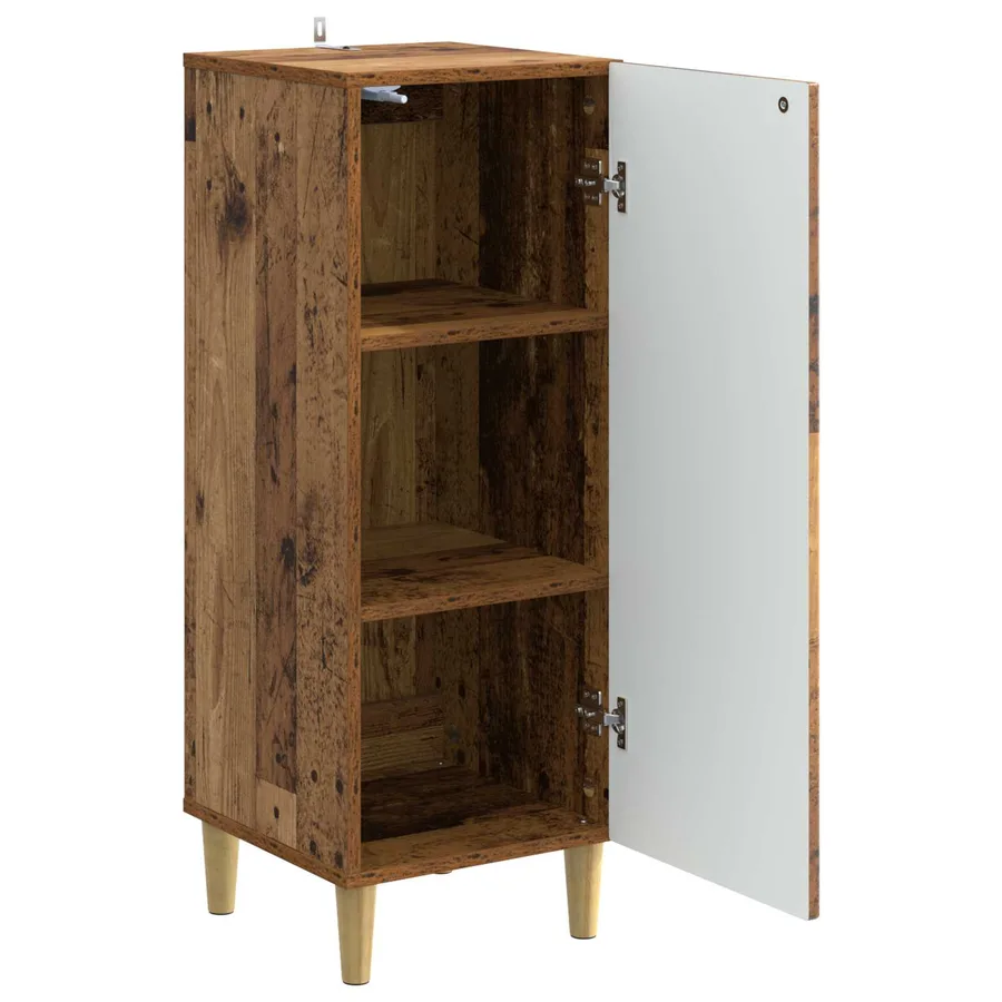 Buffet Bois ancien 33 x 34,5 x 90 cm Bois d'ingénierie - 4