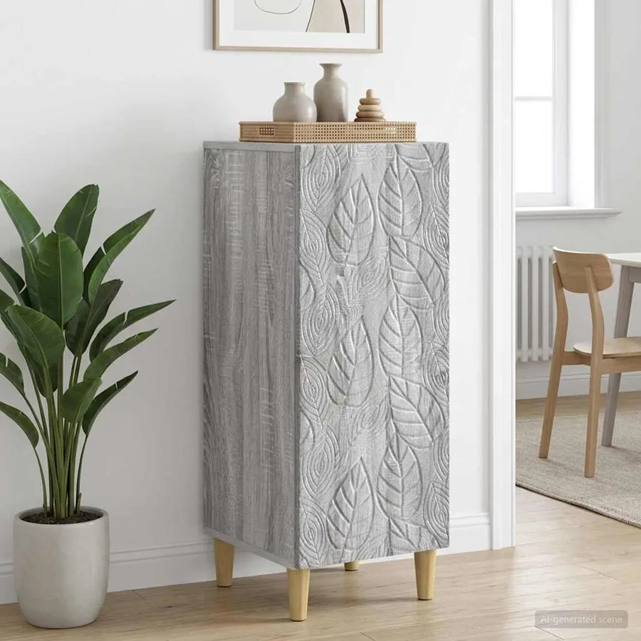 Buffet Sonoma gris 33 x 34,5 x 90 cm Bois d'ingénierie - 3