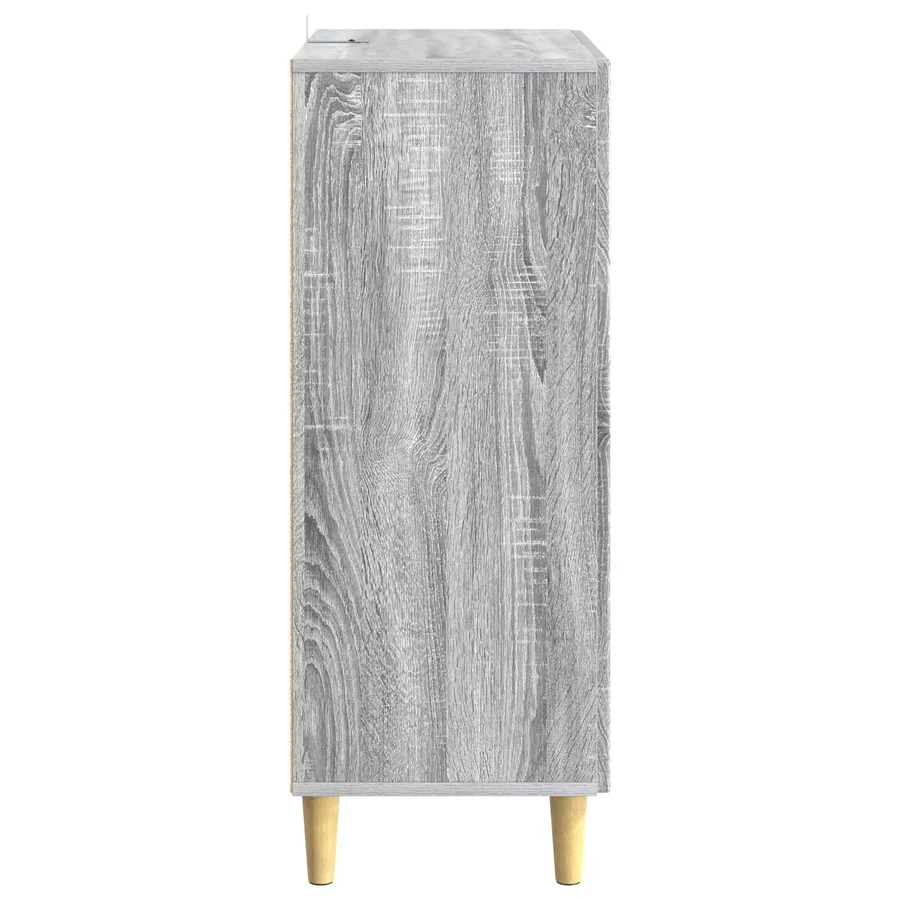 Buffet Sonoma gris 33 x 34,5 x 90 cm Bois d'ingénierie - 6