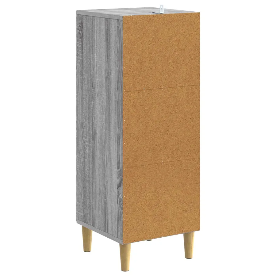 Buffet Sonoma gris 33 x 34,5 x 90 cm Bois d'ingénierie - 7