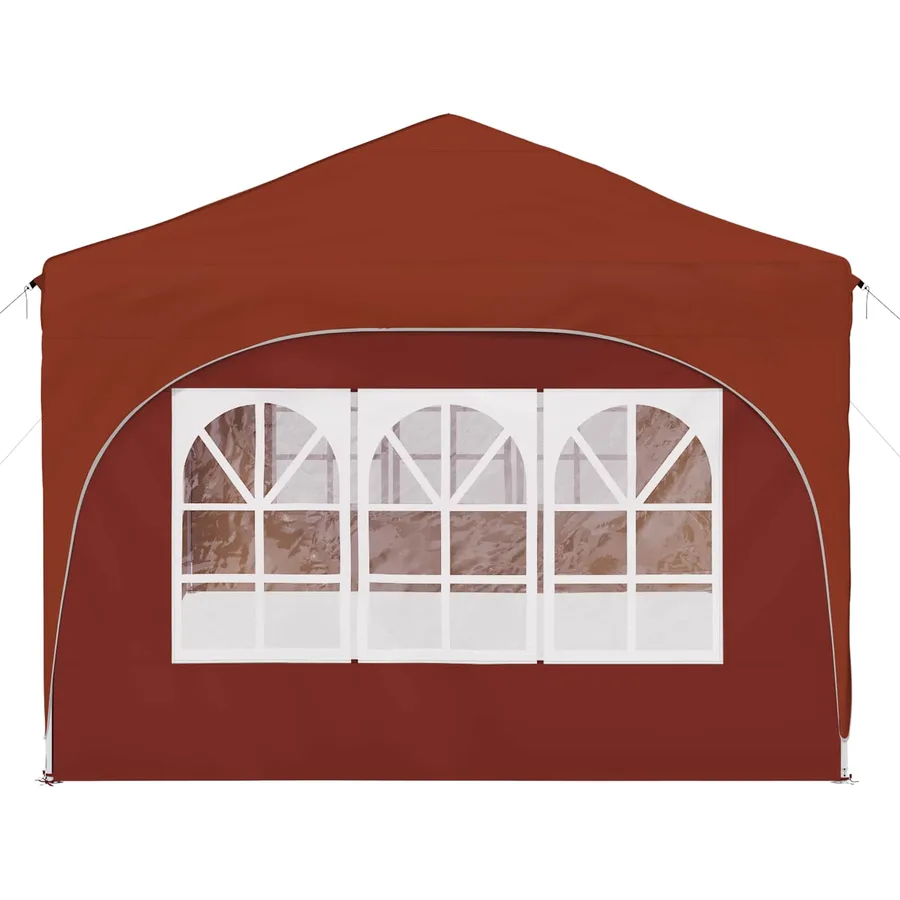 Tente de fête pop-up 575 x 288 x 245 cm Terre cuite - 6