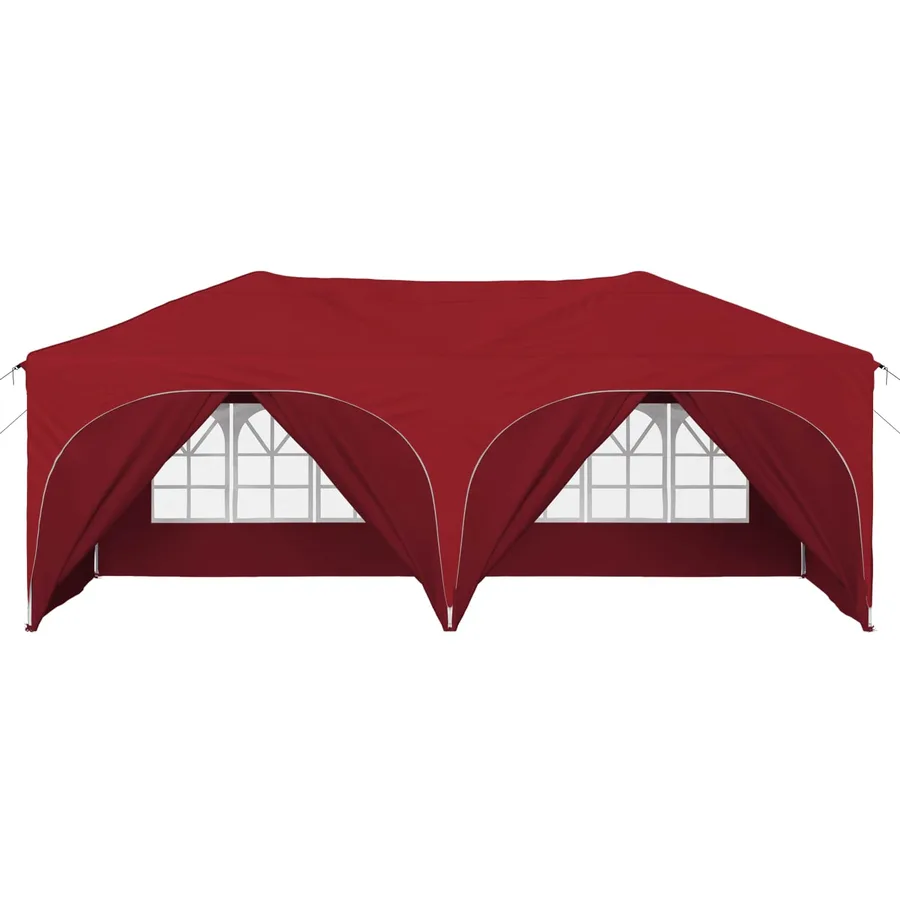 Tente de fête pop-up 575 x 288 x 245 cm Bordeaux Tissu Oxford - 6