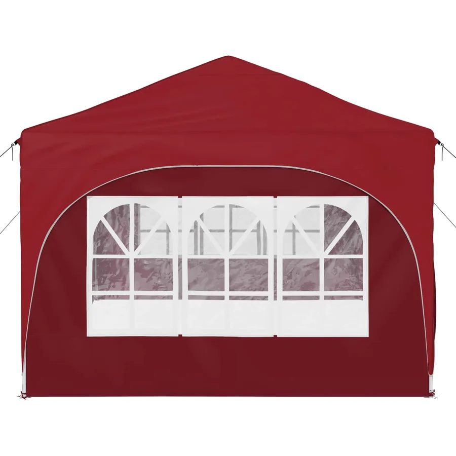 Tente de fête pop-up 575 x 288 x 245 cm Bordeaux Tissu Oxford - 7