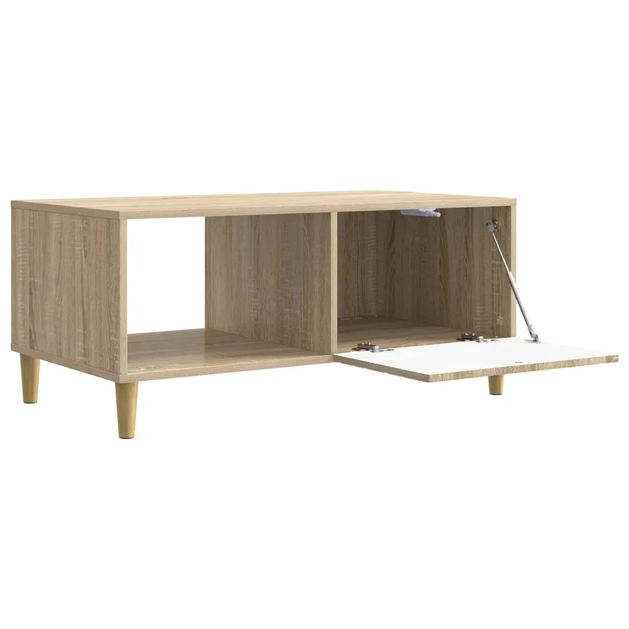 Table basse Chêne Sonoma 90 x 50 x 40 cm Bois d'ingénierie - 3