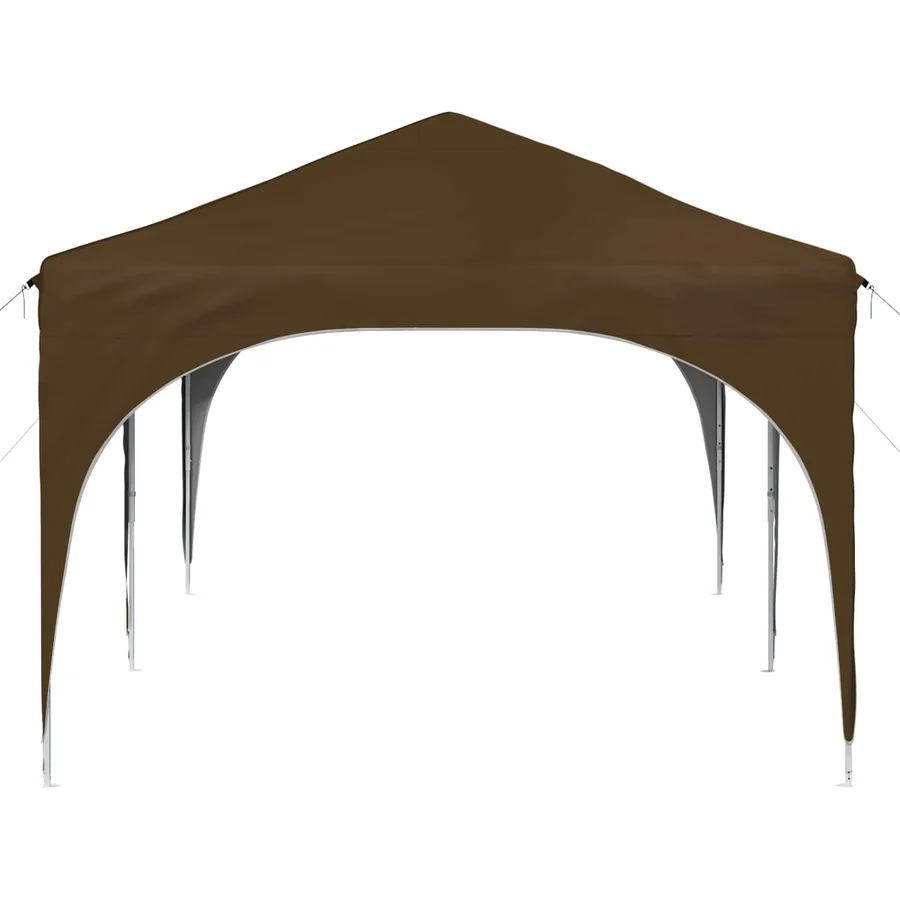 Tente de fête pop-up 575 x 288 x 245 cm Taupe Tissu Oxford - 6