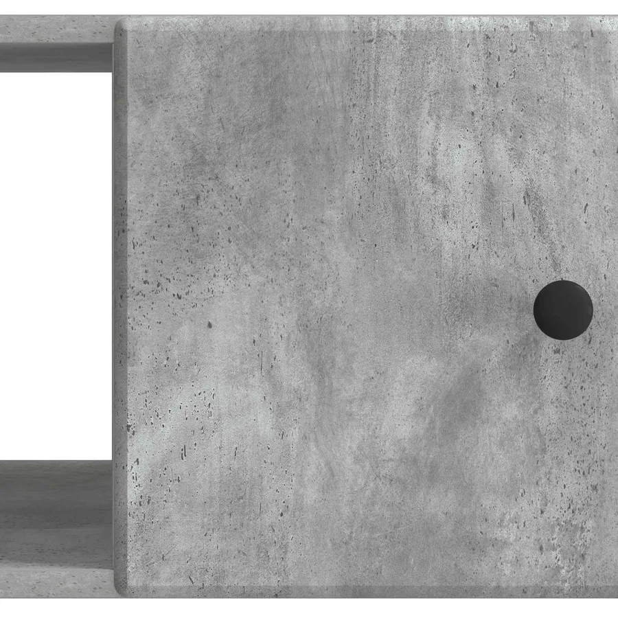 Table basse Gris béton 90 x 50 x 40 cm Bois d'ingénierie - 9