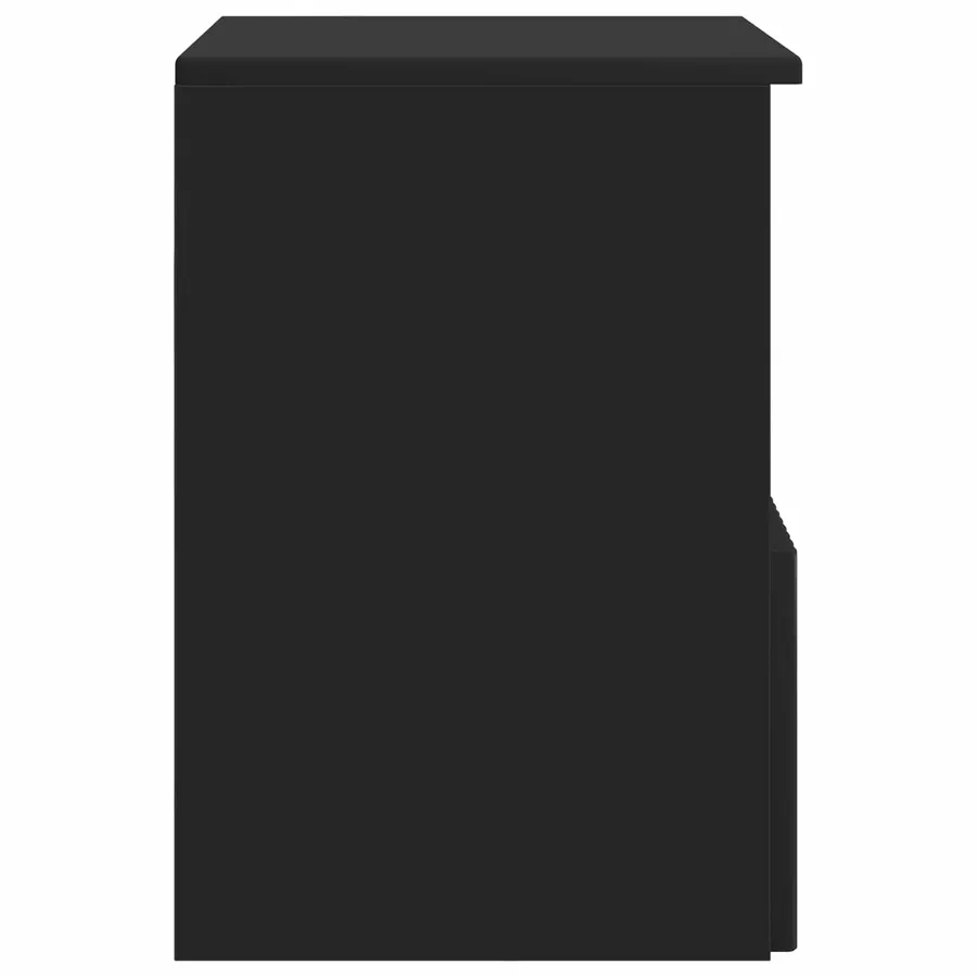 Armoire de salle de bain Noir 30 x 35 x 50 cm Bois d'ingénierie - 6